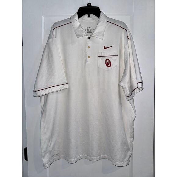 Nike Dri-Fit Oklahoma Sooners Golf Polo Shirt Men’s 2XL - Picture 1 of 8